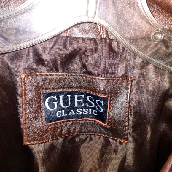 Vintage Guess Nappa Lambskin Jacket - Picture 2 of 5